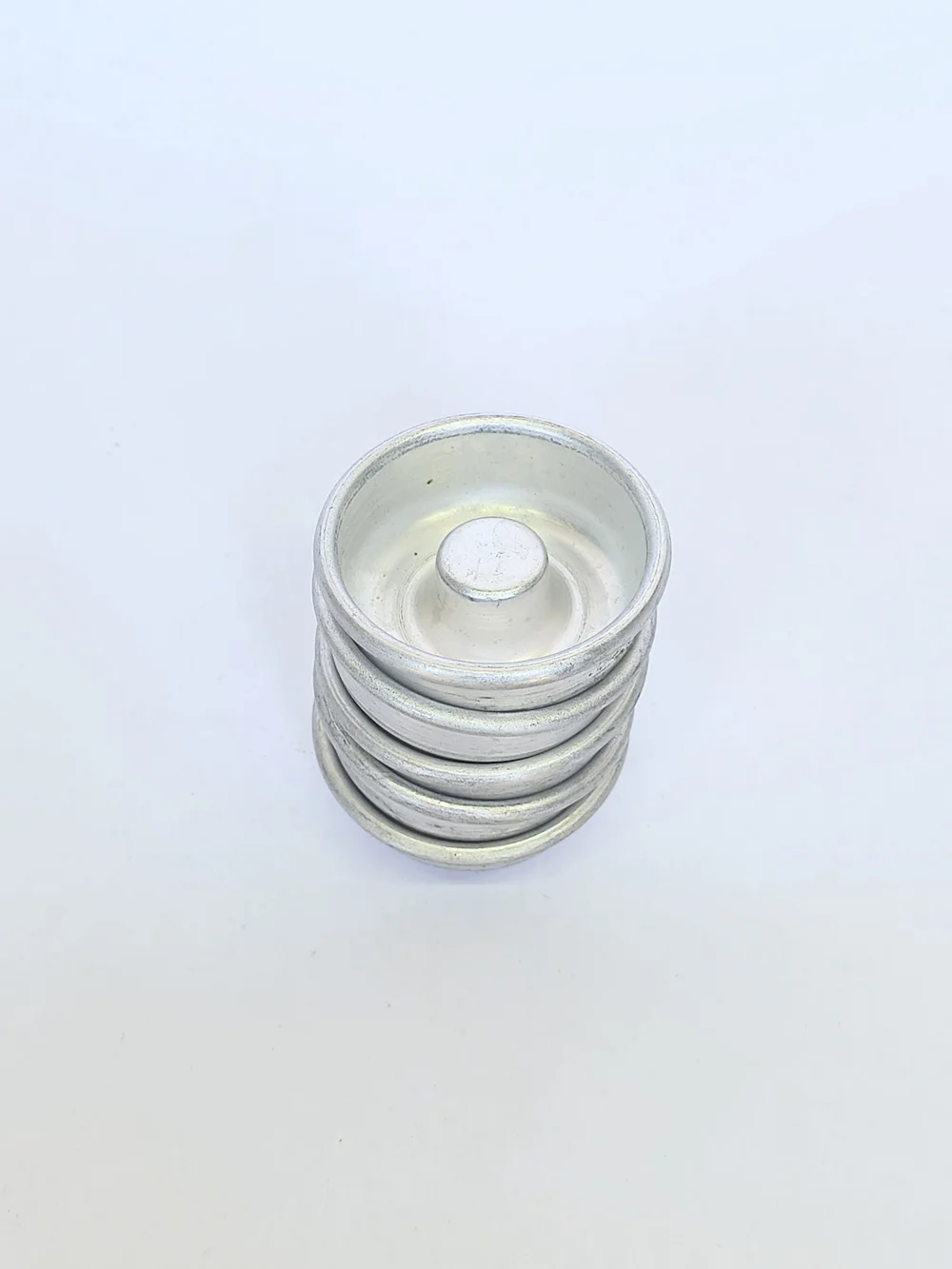 VINTAGE | Miniature Jello Baking Bunt Pans Aluminum Set Of 5 2